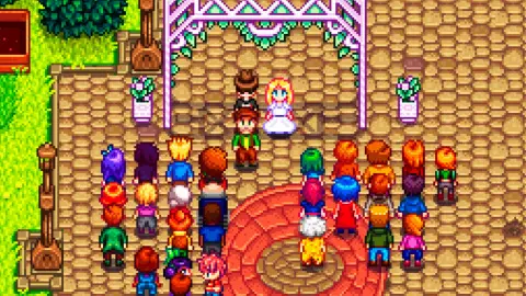 Свадьба в Stardew Valley. Скриншот: screenrant