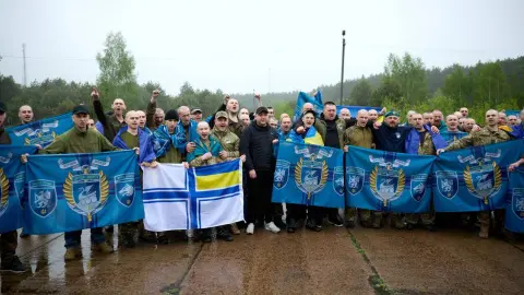 Обмен пленными 15 мая 2026 года. Фото: Telegram/Zelenskiy/Official