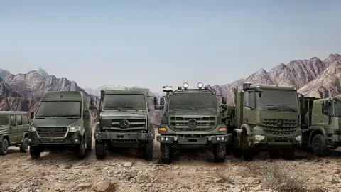Оборонная линейка машин от Mercedes-Benz. Фото: Daimler AG.