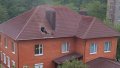 An air bomb fell from a russian Air Force plane on a russian man's house. Photo: "Pepel Belgorod".