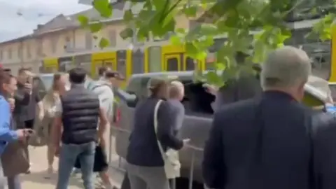 Конфликт с ТЦК во Львове. Фото: скриншот видео