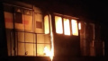 ATESH reported the arson of a diesel locomotive in St. Petersburg. Photo: telegram/ATESH