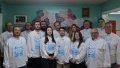 Ukrainian polar explorers in embroidered shirts. Photo: National Antarctic Science Center