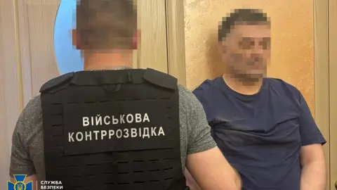 Задержание агента ФСБ. Фото: Служба безопасности
