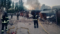 The place where fragments of the Oreshnik fell. Photo: State Emergency Service of Ukraine.