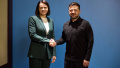 Volodymyr Zelenskyy and Sviatlana Tsikhanouskaya. Photo: Telegram Sviatlana Tsikhanouskaya