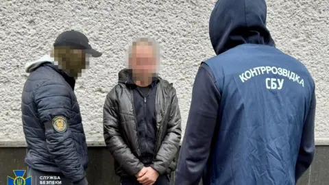 Задержание корректировщика ФСБ. Фото: Служба безопасности