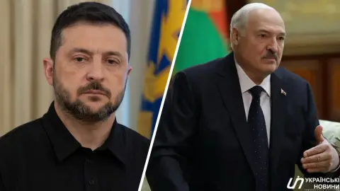 Зеленський, Лукашенко. Колаж: УН