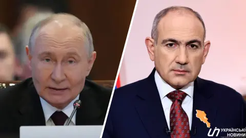 Путин, Пашинян. Коллаж: УН