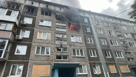 Последствия обстрелов в Донецкой области. Фото: Нацполиция