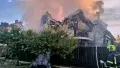 Последствия массированного обстрела со стороны РФ в Киевской области 2 июня 2026 года. Фото: ГСЧС Киевской области