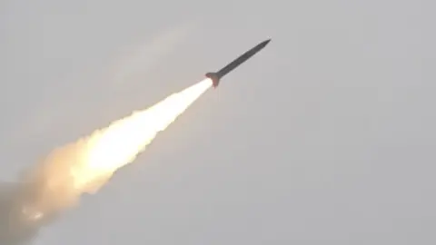 Ракета FP-7.X. Фото: скриншот видео.