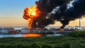 A fire in St. Petersburg. Photo: rosmedia