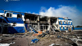 The aftermath of the attack. Photo: SESU