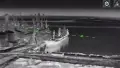 Ураження суховантажного судна. Скриншот відео