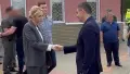 Яна Лантратова и Дмитрий Лубинец. Кадр видео