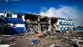 The aftermath of the attack. Photo: SESU
