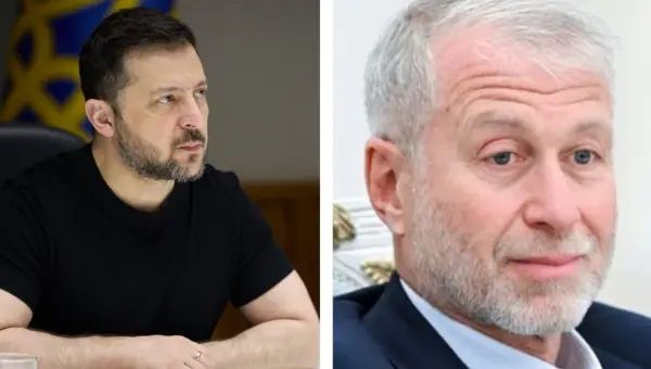 Володимир Зеленський, Роман Абрамович. Колаж. УН