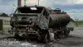 Бензовоз росіян, знищенний українським дроном (архівне зображення). Фото: t.me/exilenova_plus.