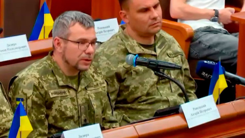 Представники чернівецького ТЦК на засіданні парламентської ТСК. Фото: скриншот з відео