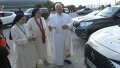 Pope Leo XIV blesses a car for Ukraine. Photo: video screenshot