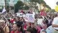 Протести в Албанії. Фото: скріншот відео