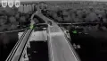 Ураження мосту на окупованих територіях. Фото: скріншот відео.