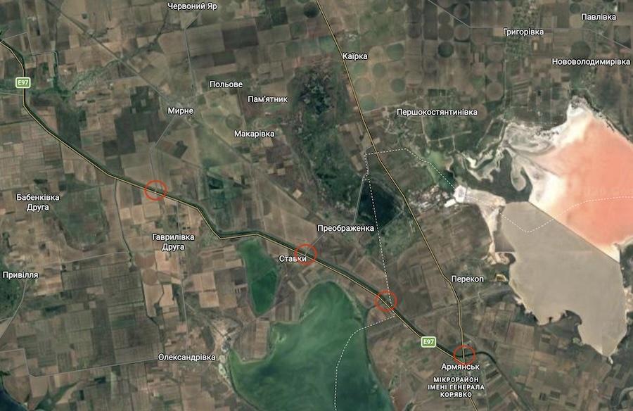 Скріншот мапи сервісу Google Maps.
