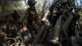 Бойова робота воїнів Сил оборони України. Фото: ГШ ЗСУ.