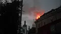 Strike on Lavra. Photo: SESU in Kyiv
