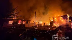 Удар по Балаклії. Фото: Олег Синєгубов, начальник Харківської ОДА