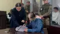 Адвокатка Криворучко у Львівському суді. Фото: Софія Особа