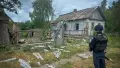 The aftermath of the shelling of Trostianets. Photo: National Police