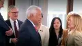 Джорджія Мелоні з колегами на саміті G7. Фото: скриншот з відео