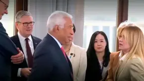 Джорджія Мелоні з колегами на саміті G7. Фото: скриншот з відео