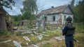 The aftermath of the shelling of Trostianets. Photo: National Police