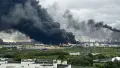 Пожежа на Московському НПЗ внаслідок атаки БПЛА 18 червня. Фото: t.me/exilenova_plus.