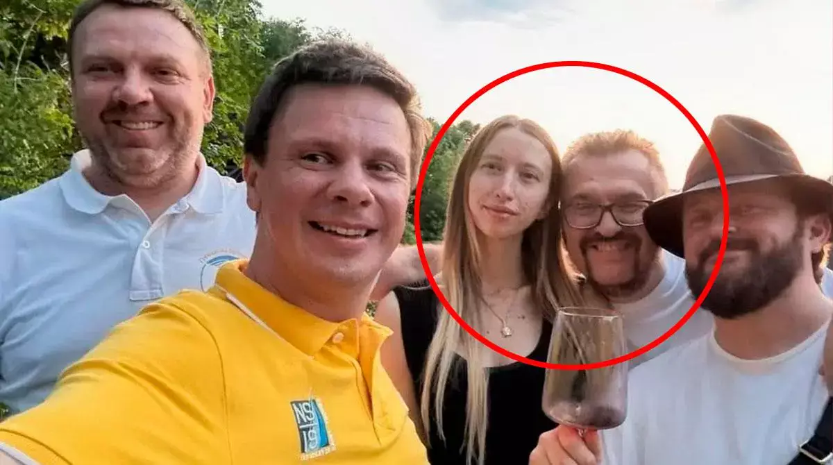 Олександр Пономарьов з Софією на дні народження Дмитра Коморова. Фото: instagram/ponomaryovoleksandr