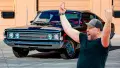 Олександр  Пікалов та Ford Torino. Колаж: Українські Новини