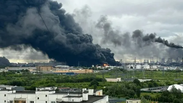 Москва під час атаки дронів 18 червня, фото: Telegram-канал Exilenova+