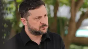 Volodymyr Zelenskyy. Screenshot from an interview for TSN