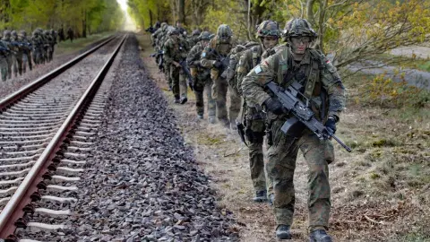Немецкие военные. Фото: facebook/Bundeswehr