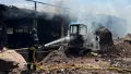 Последствия атаки РФ. Фото: ГСЧС Днепропетровской области