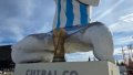 Statue of Lionel Messi. Photo: social media