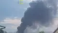 Explosions in the Krasnodar Region. Photo: Exilenova+/Telegram