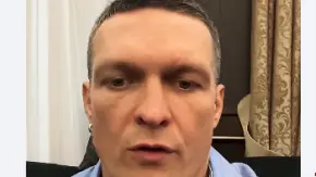 Олександр Усик. Фото: скріншот Facebook Alexanderusyk