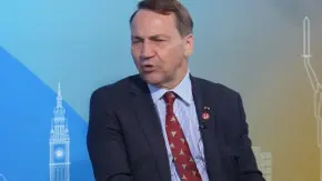 Radosław Sikorski, Minister of Foreign Affairs of Poland. Photo: screenshot from video.