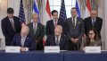 Israel and Lebanon sign framework agreement after talks in the US. Photo: Reuters.