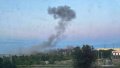 Smoke over the Titan-Barricades plant in Volgograd. Photo: Facebook.