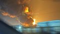Fire in Slavyansk-on-Kuban, russia. Photo: telegram/Exilenova+